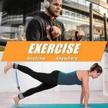 Load image into Gallery viewer, Resistance Bands with Handles for Working Out Women and Men, Exercise Bands  (5pcs TPE Set - 150 lbs)
