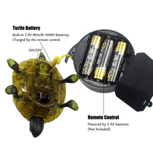Load image into Gallery viewer, Cute RC Turtle Remote Control Tortoise Toy Realistic Simulation Electric Electronic Animal for Cat Toddler Kids Birthday (Brown)

