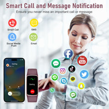 Load image into Gallery viewer, Zeacool Fitness Tracker with 24/7 Heart Rate, Blood Oxygen Sleep Monitor, 123 Sports Modes Calories Smart Watch,IP68 Waterproof Step Counter Activity Trackers Health Pedometer for Women Men Bordeaux
