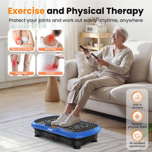 Load image into Gallery viewer, AXV Vibration Plate Fitness Platform Exercise Machine Vibrating Shaking Full Body Shaker Workout Vibrate Stand Shake Board Sport for Weight Loss Fat Burner for Gym Home Office
