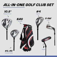 Load image into Gallery viewer, Precise S7 - Men's Golf Club Set - Red, Tall Size +1" for 6'1" and Above!
