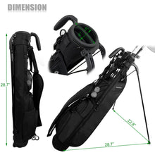 Load image into Gallery viewer, GREEN ACTION Lightweight Golf Stand Bag for Men Small Golf Clubs Bag with Strap &amp; Stand Pitch and Putt Golf Club Bags Holds 5-6 Clubs Easy to Carry for Driving Range, Par 3, Standard Courses
