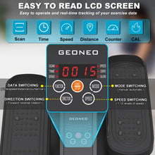 Load image into Gallery viewer, Under Desk Elliptical Machine, Electric Elliptical Leg Exerciser for Senior, Quiet and Compact Electric Seated Pedal Exerciser for Home with Monitor, Remote Control and 12 Adjustable Speeds
