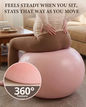 Load image into Gallery viewer, Trideer Pregnancy Birthing Ball, 1.7mm Extra Thick Yoga Ball for Maternity, 1000LB Anti-Burst Non-Slip Stability Ball

