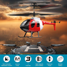 Load image into Gallery viewer, RC Helicopter for Kids with Auto Hover Function, Ease to Fly Remote Control Helicopter with Dual-Prop Stabilized
