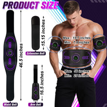Load image into Gallery viewer, Electronic Muscle Stimulator with TENS &amp; PMS, Ab Belt Stimulator Muscle Toner, Abdominal Fitness Trainer for Home
