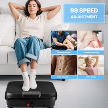 Load image into Gallery viewer, Vibration Plate Exercise Machine for Lymphatic Drainage Weight Loss,Whole Body Workout Vibration Fitness Platform,Mini Shake Plate,Sport Gym Fitness Equipment
