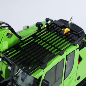 Metal 1/14 RC Hydraulic Excavator LR 914 5ways Valve Remote Control Digger Model RTR Construction Vehicle (Green and Black)