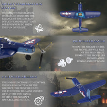 Load image into Gallery viewer, RC Plane 4 Channel Remote Control Airplane with 3 Modes - Ready to Fly Upgrade F4U Corsair RC Airplane for Beginners Adult
