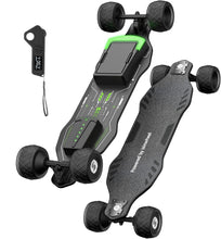 Load image into Gallery viewer, Off Road Electric Skateboard with Remote, 3000W/1200W Brushless Motor, 32/30 Mph Top Speed (1200W &amp; 30 MPH &amp; 12 Miles)
