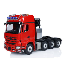 Load image into Gallery viewer, 1/14 RC Tractor Truck for 3363 1851 Heavy Metal Chassis 3-Speed Transmission Lock Differential Front Hook Equipment Rack Light Sound
