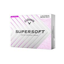 Load image into Gallery viewer, Callaway Golf Supersoft Golf Balls (2025, Pink Splatter)

