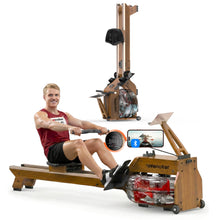 Load image into Gallery viewer, Water Rowing Machines for Home Use - Chocolate Brown
