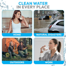 Load image into Gallery viewer, Clearbrook Water Filter 12L, Portable Gravity-Fed System, No Electricity Needed, for Travel, Camping, and Emergency Use, Includes 2 Filters, Serves 3 People, 1.5-Gallon Capacity
