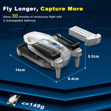Load image into Gallery viewer, Drone with Camera for Adults, HD FPV Drones with Upgrade Altitude Hold, One-Key Take Off/Landing, Voice Control, Headless Mode
