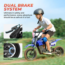 Load image into Gallery viewer, A12 Electric Dirt Bike for Kids, 36V 350W Electric Motorcycle for Kids Ages 3-10, Up to 15.5MPH &amp; 14 Miles Long-Range
