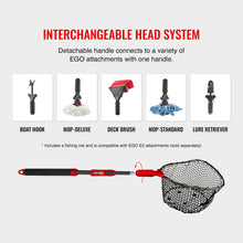 Load image into Gallery viewer, EGO S2 Slider Compact Fishing Landing Net, Large Rubber Mesh
