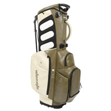Load image into Gallery viewer, wosofe 6-Way Golf Stand Bag, Waterproof PU Leather, Olive Green Vintage
