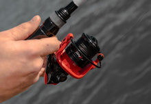 Load image into Gallery viewer, Abu Garcia Max X Spinning Reel, Size 30 (1523252), 3 Ball Bearings + 1 Roller Bearing Provides Smooth Operation, Felt Front Drag, Max of 14lb | 6.4kg Red
