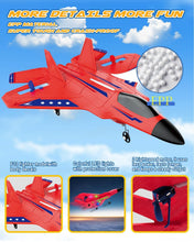 Load image into Gallery viewer, 2.4GHz Remote Control Jet with Gyro Stabilizer, LED Lights, 2 Batteries, Easy to Fly for Kids
