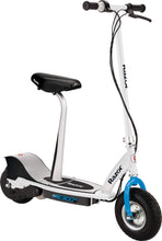 Load image into Gallery viewer, Seated Electric Scooter - 9&quot; Air-filled Tires, Removable Seat, Up to 15 mph and 10 Miles Range
