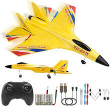 Load image into Gallery viewer, RC Plane Remote Control Glider Airplanes 2.4 GHZ 2 Channels, Easy to Fly RC Fighter, Remote Control Aircraft with Automatic Balance Gyro
