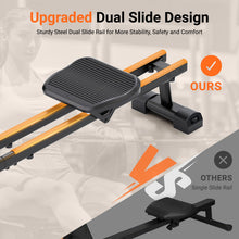 Load image into Gallery viewer, Dripex Rowing Machine - Orange/Silver
