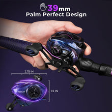 Load image into Gallery viewer, KastKing Royale Legend Pro Baitcasting Fish Reels, 8.0:1 Gear Ratio, Right
