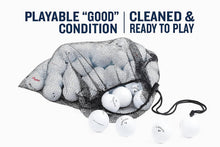 Load image into Gallery viewer, Clean Green Golf Balls 48-Count Recycled Callaway Brand Mix | Used Golf Balls in Bulk | Good Condition | Includes Mesh Carrying Bag - As Seen on Shark Tank
