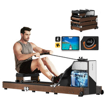 Load image into Gallery viewer, KINGSMITH Magnetic/Water Row Machine for Home - WM10 Rower*Walnut
