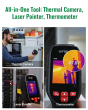 Load image into Gallery viewer, HF96 Thermal Camera with Laser Pointer, Intelligent Scene Detection, Super Resolution
