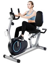 Load image into Gallery viewer, Recumbent Exercise Bike for Seniors - 400LB Weight Capacity Recumbent Bikes -Blue
