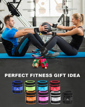 Load image into Gallery viewer, Adjustable Ankle Weights 1-5 LBS Pair with Removable Weight for Jogging, Gymnastics- Black

