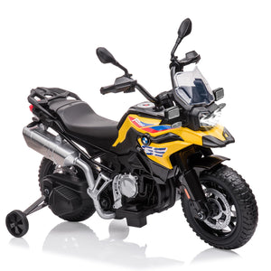 12V 7Ah Electric Ride On Vehicle for Kids, Licensed BMW Motorcycle with 2 Speeds, Kids Motorcycle, LED Lights, Spring Suspension, Music