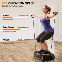 Load image into Gallery viewer, Vibration Plate Exercise Machine: TISSCARE Vibrating Plates for Weight Loss and Lymphatic Drainage, 400lbs Shake Plate Whole Body Workout Platform for Home Fitness Fat Burner Sedentary Office
