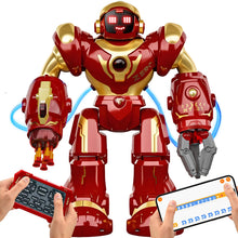 Load image into Gallery viewer, Smart Robots for Kids, Large STEM Programmable RC Robot, with Voice Control, APP Control, LED Eyes

