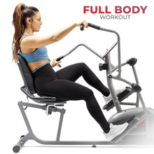 Load image into Gallery viewer, Sunny Health &amp; Fitness Elliptical Recumbent Cardio Bike
