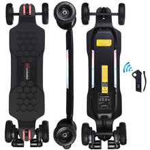 Load image into Gallery viewer, Electric Skateboard with LCD Remote Control，V5 Electric Longboard with Light for Adults, 1650W Dual Motor, 27 MPH &amp; 18 Miles Range
