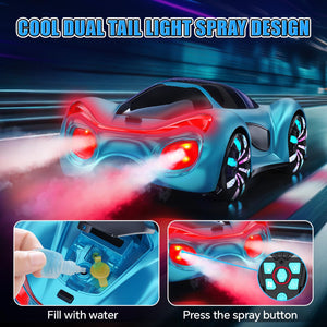 Remote Control Car, RC Drift Car Boys Toys for 4 5 6 7 8 9 10 11 12 Year Old 2.4GHz 360° Rotate RC Cars with Cool Lights