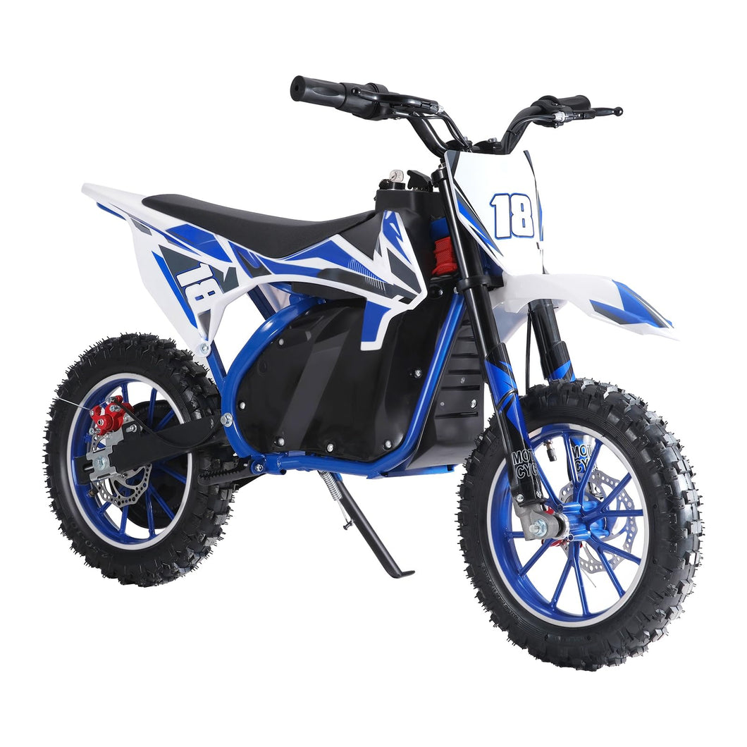 Dirt Bike, Electric Motocross Dirt Bike with Speeds up to 15.5 MPH for Uphill and Off-Road Conditions, Support Up to 150 LBS