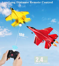 Load image into Gallery viewer, Remote Control Airplane for Kids, 2 Channels Foam RC Planes Wireless Toy,Hobby RC Glider Aircraft Gifts for Beginners Boys Girls Adult Blue
