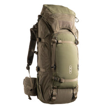 Load image into Gallery viewer, Eberlestock Brute 4500 Hunting Pack – Internal Frame Backpack with Cradle Hip Belt, Contour Shoulder Harness, 4500ci Capacity for 2–3 Day Hunts – Military Green
