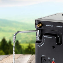 Load image into Gallery viewer, Hike Crew Portable Propane Tankless Water Heater &amp; Shower, LCD, Gray
