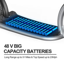 Load image into Gallery viewer, Electric Scooter - Electric Scooter for Adults - 16&quot; Pneumatic Tires - 31 Miles Long Range &amp; 23Mph Folding Commuter Electric Scooter
