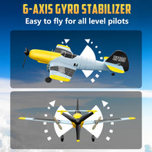 Load image into Gallery viewer, HAWK'S WORK 3 Channel RC Plane BF-109, Remote Control Airplane Ready to Fly
