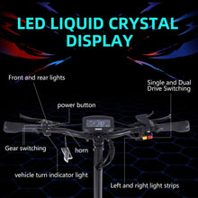 Load image into Gallery viewer, Adult Electric Scooter, High-Power Dual-Drive 6000W Motors Maximum Speed 50 mph, Range 60 Miles 11-inch tubeless Off-Highway Tires
