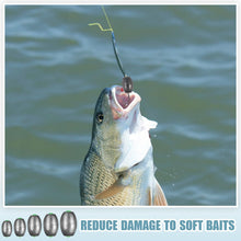 Load image into Gallery viewer, Poen 76 Pcs Egg Sinkers Fishing Kit, 1/4oz, 3/8oz, 1/2oz, 3/4oz,1oz

