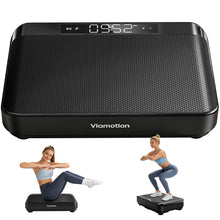 Load image into Gallery viewer, Viamotion Vibration Plate Exercise Machine, Full Body Vibrating Platform for Lymphatic Drainage Weight Loss, 99 Levels Shake Plate with LED Display for Women
