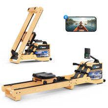 Load image into Gallery viewer, MERACH Water Rowing Machines for Home - Red Oak Wood
