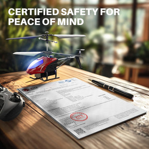 RC Helicopter, Remote Control Helicopter with 40 Mins Flight Time(2 Batteries), Auto Obstacle Avoidance, 7 LED Lights